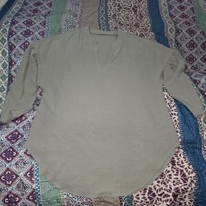 Elegant Gray Women's Top